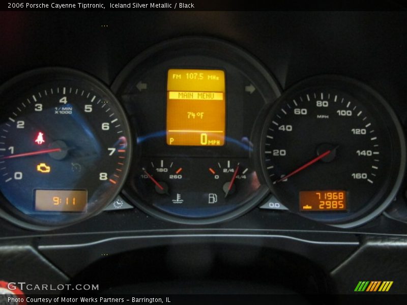 Iceland Silver Metallic / Black 2006 Porsche Cayenne Tiptronic