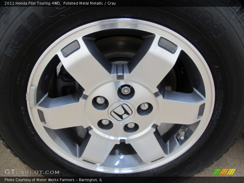 Polished Metal Metallic / Gray 2011 Honda Pilot Touring 4WD