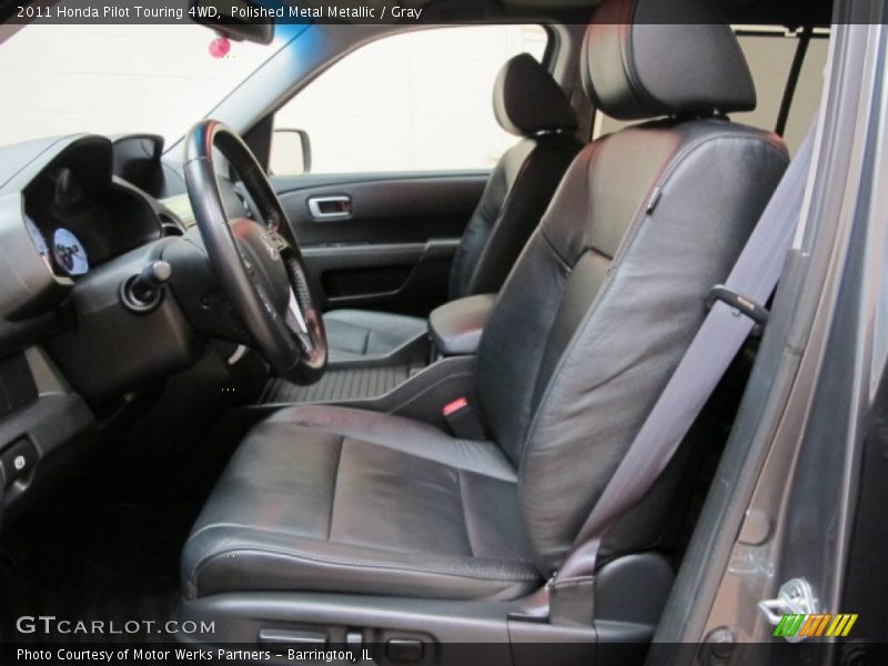 Polished Metal Metallic / Gray 2011 Honda Pilot Touring 4WD