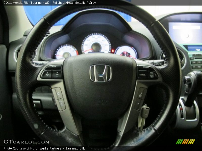 Polished Metal Metallic / Gray 2011 Honda Pilot Touring 4WD