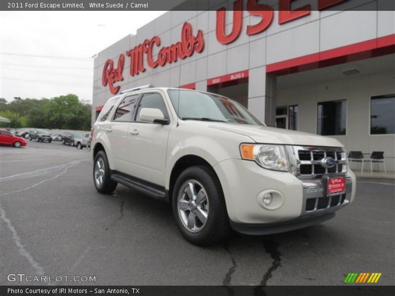 White Suede / Camel 2011 Ford Escape Limited