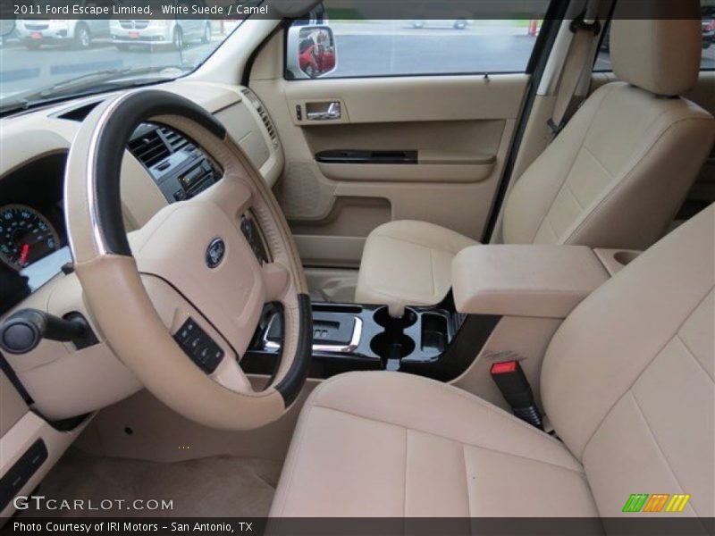 White Suede / Camel 2011 Ford Escape Limited