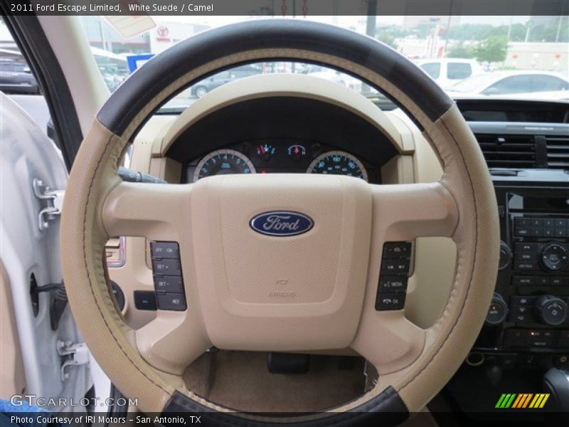 White Suede / Camel 2011 Ford Escape Limited