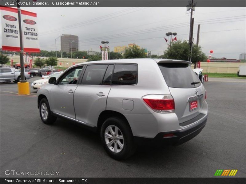Classic Silver Metallic / Ash 2012 Toyota Highlander