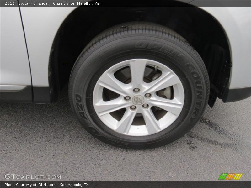 Classic Silver Metallic / Ash 2012 Toyota Highlander