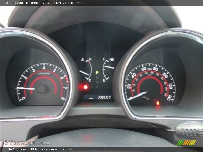 Classic Silver Metallic / Ash 2012 Toyota Highlander