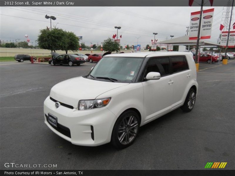 Super White / Dark Gray 2012 Scion xB