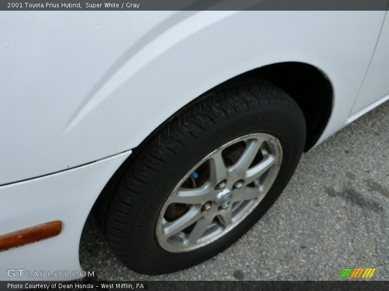 Super White / Gray 2001 Toyota Prius Hybrid