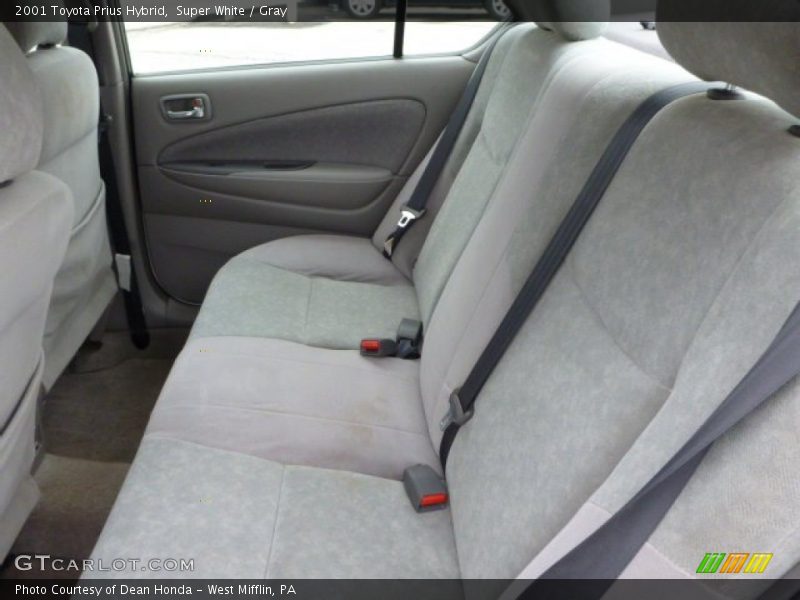 Super White / Gray 2001 Toyota Prius Hybrid