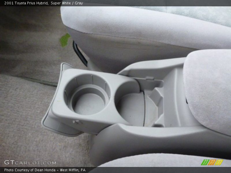 Super White / Gray 2001 Toyota Prius Hybrid