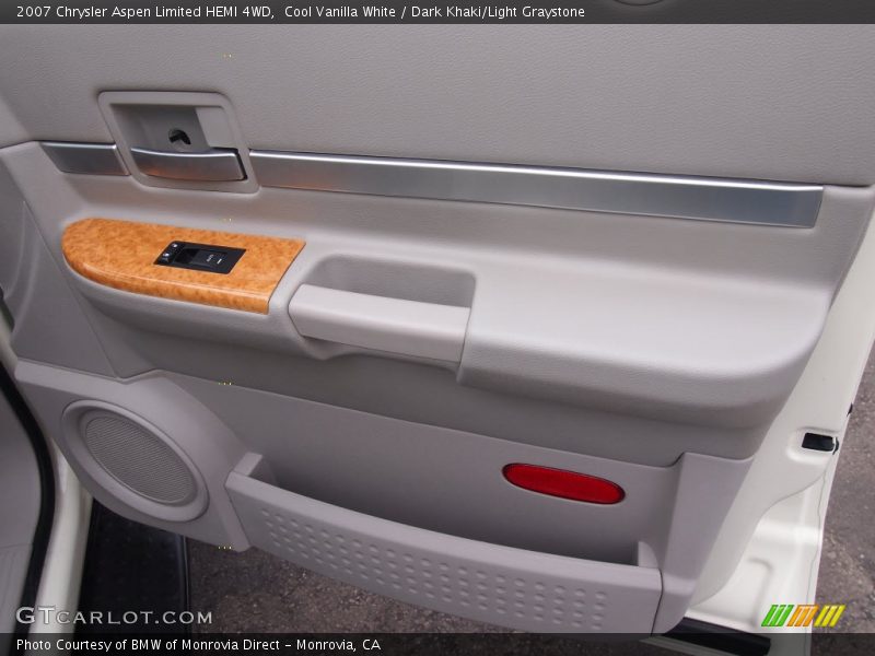 Cool Vanilla White / Dark Khaki/Light Graystone 2007 Chrysler Aspen Limited HEMI 4WD