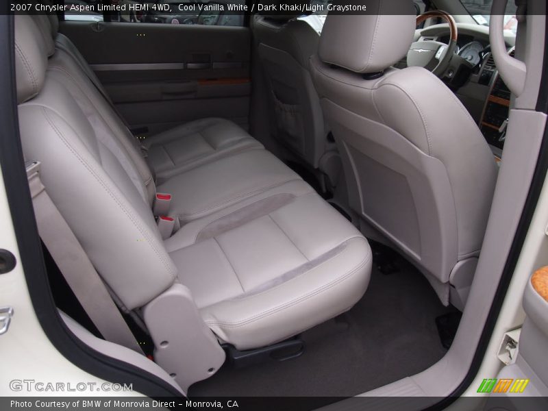 Cool Vanilla White / Dark Khaki/Light Graystone 2007 Chrysler Aspen Limited HEMI 4WD