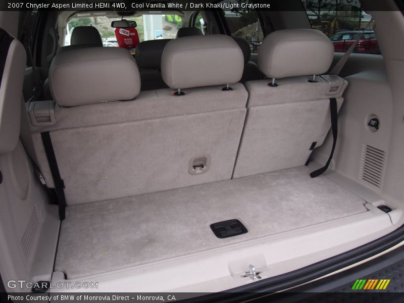 Cool Vanilla White / Dark Khaki/Light Graystone 2007 Chrysler Aspen Limited HEMI 4WD