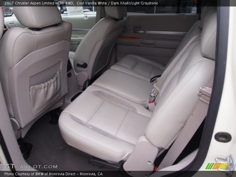 Cool Vanilla White / Dark Khaki/Light Graystone 2007 Chrysler Aspen Limited HEMI 4WD