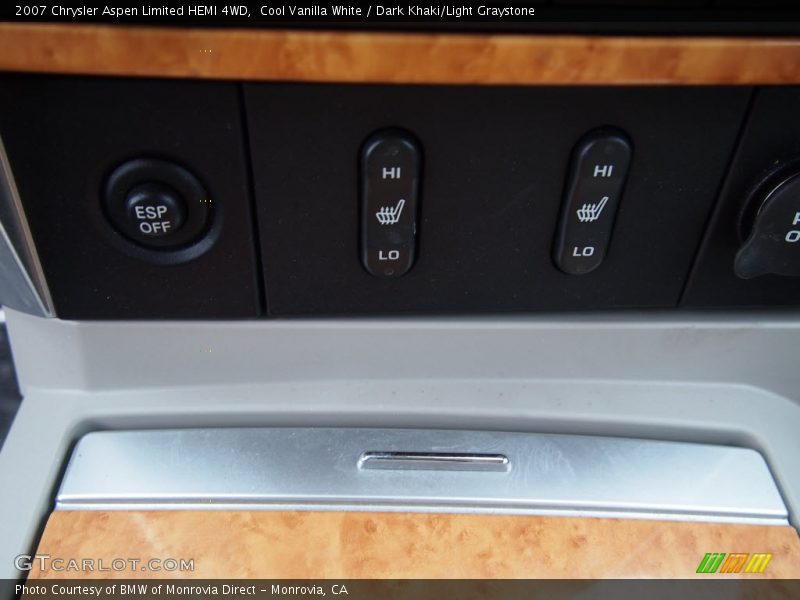 Cool Vanilla White / Dark Khaki/Light Graystone 2007 Chrysler Aspen Limited HEMI 4WD