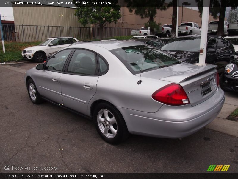 Silver Frost Metallic / Medium Graphite 2003 Ford Taurus SE