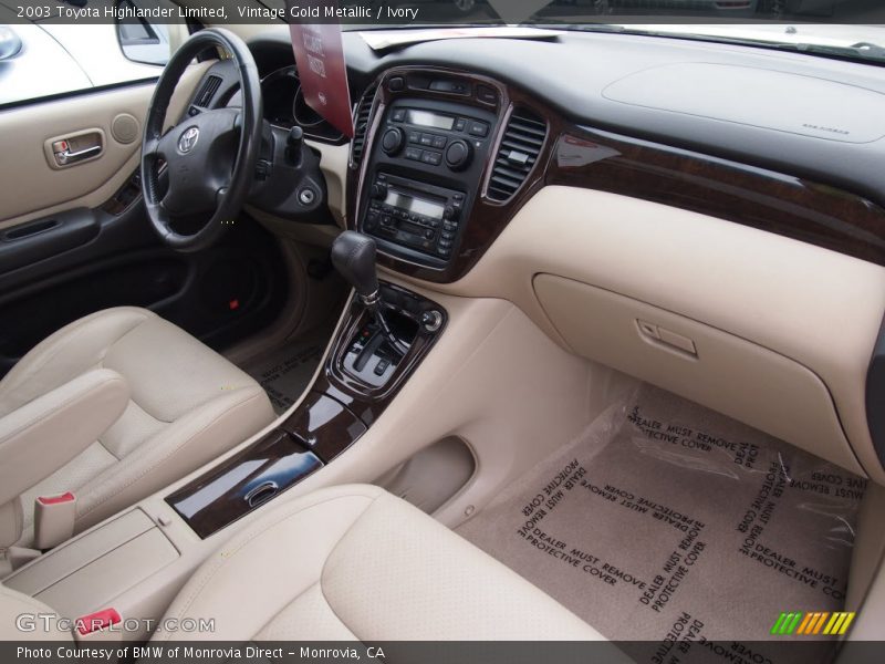 Vintage Gold Metallic / Ivory 2003 Toyota Highlander Limited
