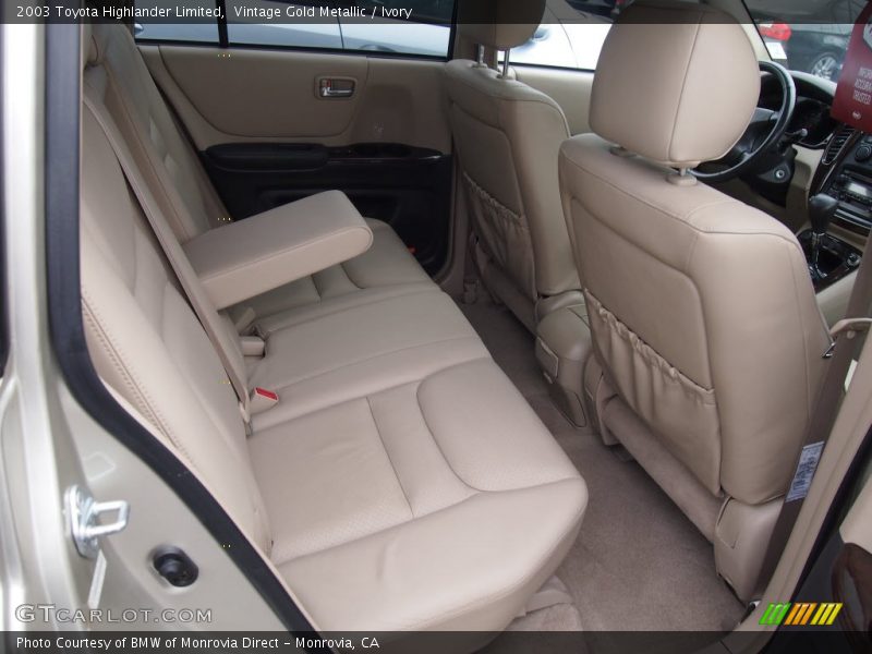 Vintage Gold Metallic / Ivory 2003 Toyota Highlander Limited