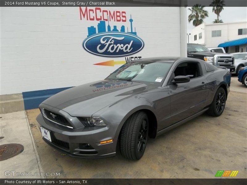 Sterling Gray / Charcoal Black 2014 Ford Mustang V6 Coupe