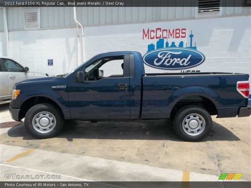 Blue Jeans Metallic / Steel Gray 2013 Ford F150 XL Regular Cab