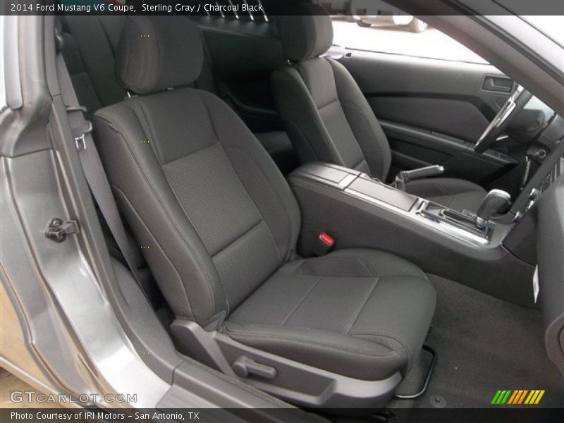 Sterling Gray / Charcoal Black 2014 Ford Mustang V6 Coupe