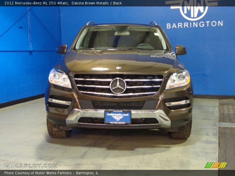 Dakota Brown Metallic / Black 2012 Mercedes-Benz ML 350 4Matic