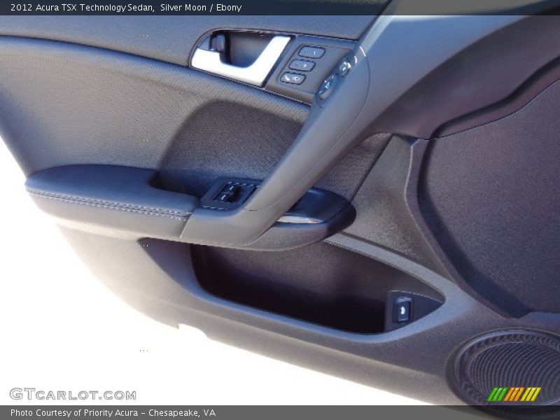 Silver Moon / Ebony 2012 Acura TSX Technology Sedan