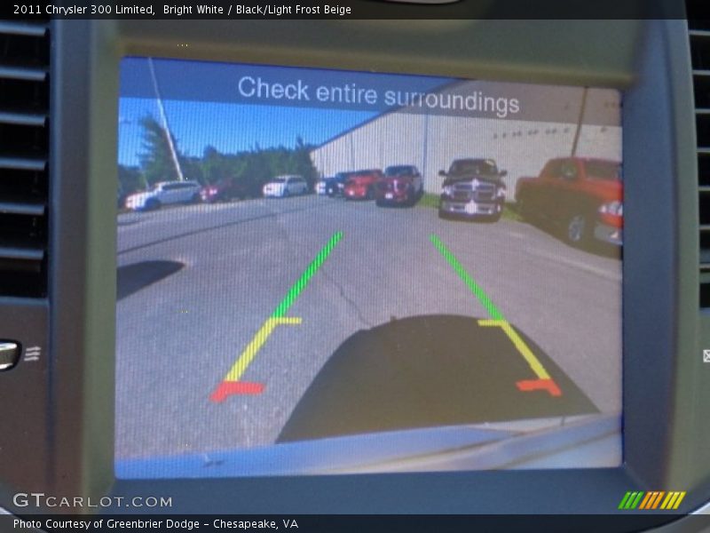Bright White / Black/Light Frost Beige 2011 Chrysler 300 Limited