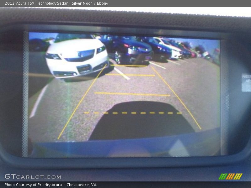 Silver Moon / Ebony 2012 Acura TSX Technology Sedan