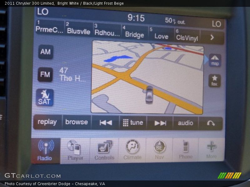Bright White / Black/Light Frost Beige 2011 Chrysler 300 Limited