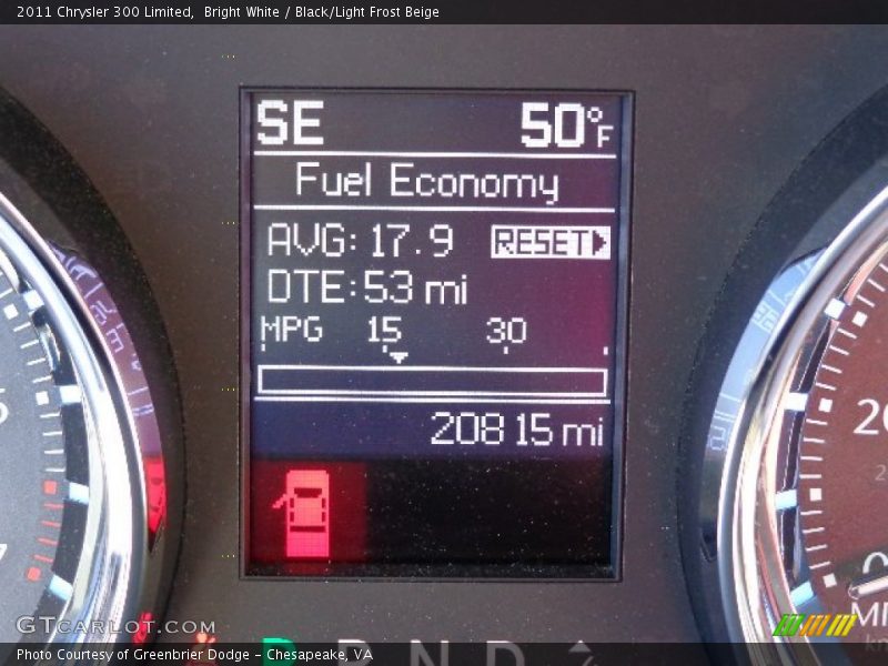 Bright White / Black/Light Frost Beige 2011 Chrysler 300 Limited