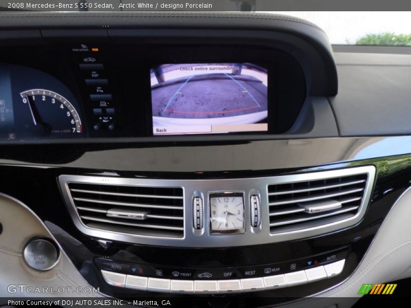 Arctic White / designo Porcelain 2008 Mercedes-Benz S 550 Sedan