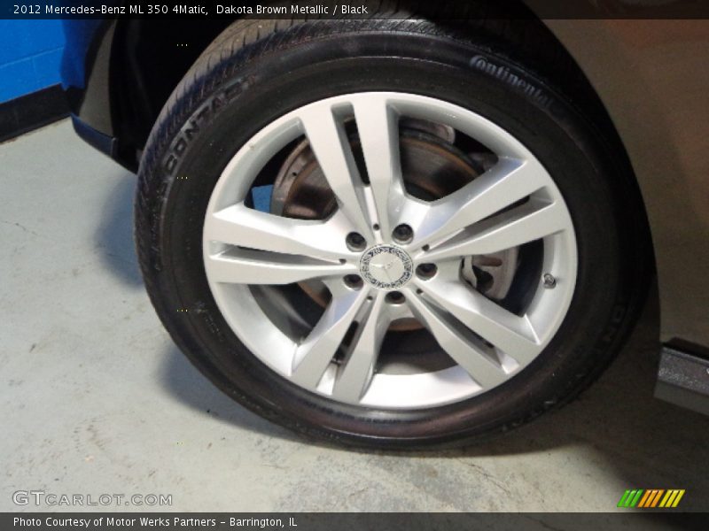 Dakota Brown Metallic / Black 2012 Mercedes-Benz ML 350 4Matic