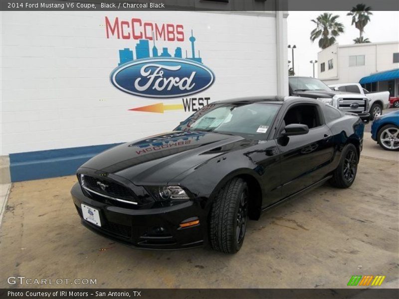 Black / Charcoal Black 2014 Ford Mustang V6 Coupe