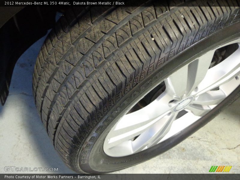Dakota Brown Metallic / Black 2012 Mercedes-Benz ML 350 4Matic