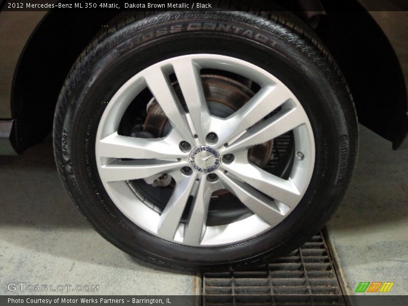 Dakota Brown Metallic / Black 2012 Mercedes-Benz ML 350 4Matic