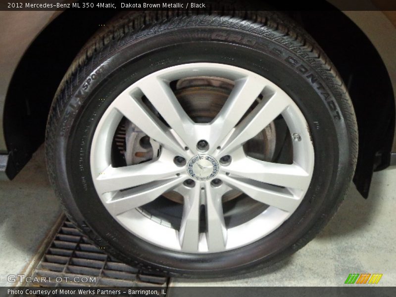 Dakota Brown Metallic / Black 2012 Mercedes-Benz ML 350 4Matic