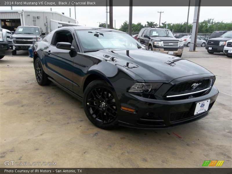 Black / Charcoal Black 2014 Ford Mustang V6 Coupe