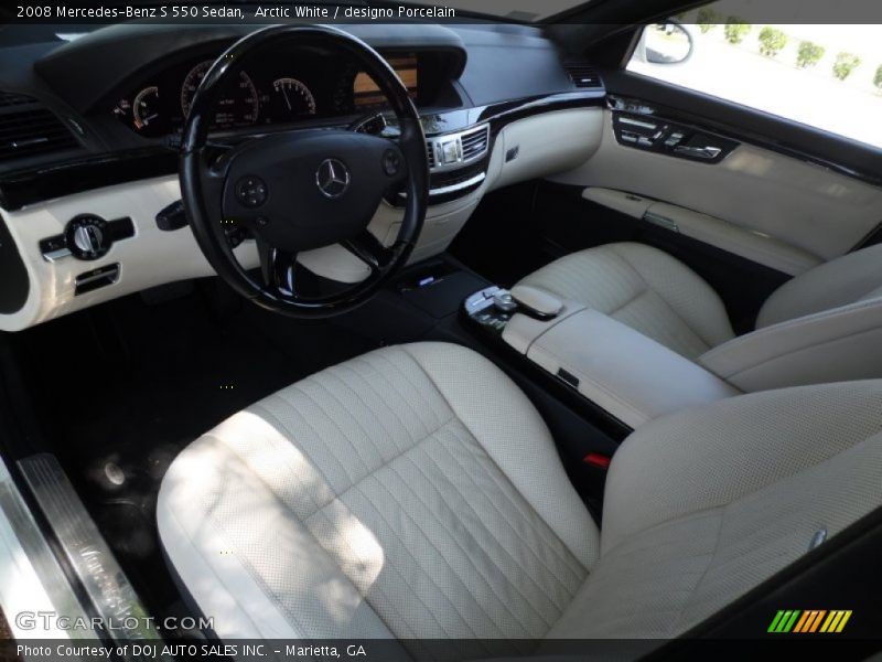 designo Porcelain Interior - 2008 S 550 Sedan 