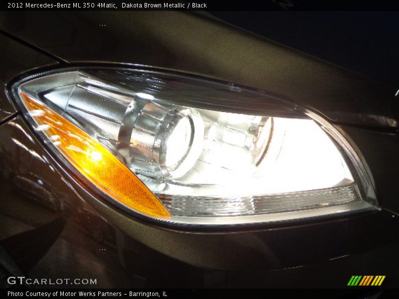 Dakota Brown Metallic / Black 2012 Mercedes-Benz ML 350 4Matic