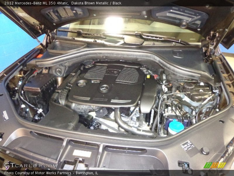 Dakota Brown Metallic / Black 2012 Mercedes-Benz ML 350 4Matic