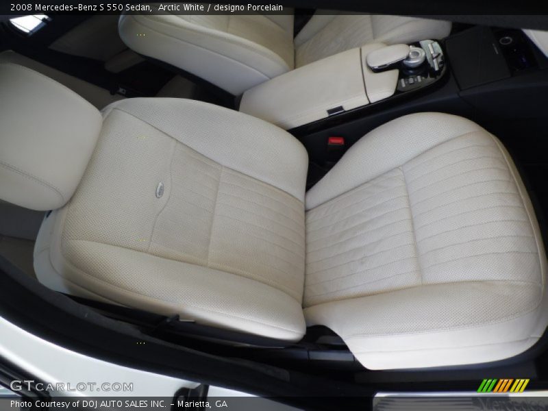 Arctic White / designo Porcelain 2008 Mercedes-Benz S 550 Sedan