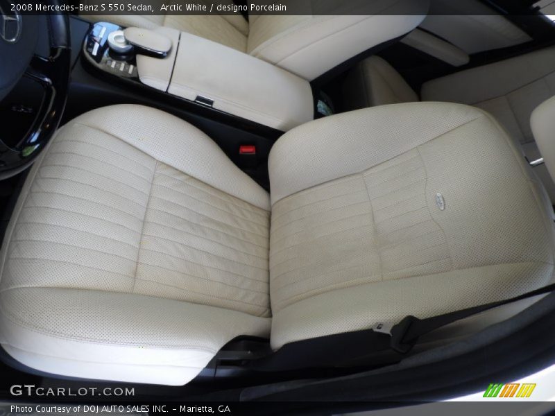 Arctic White / designo Porcelain 2008 Mercedes-Benz S 550 Sedan