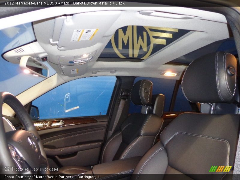 Dakota Brown Metallic / Black 2012 Mercedes-Benz ML 350 4Matic