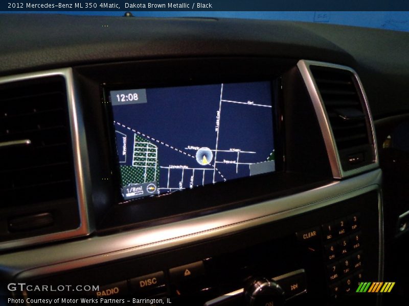 Dakota Brown Metallic / Black 2012 Mercedes-Benz ML 350 4Matic