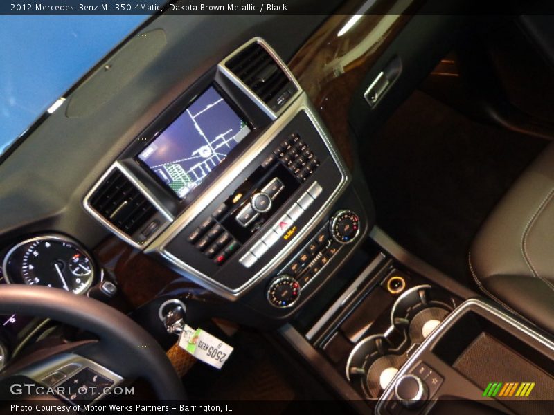 Dakota Brown Metallic / Black 2012 Mercedes-Benz ML 350 4Matic