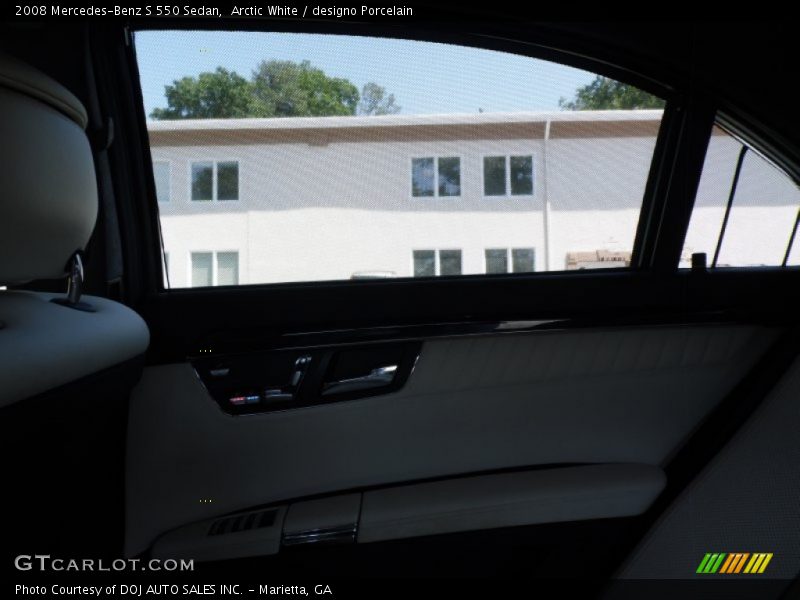 Arctic White / designo Porcelain 2008 Mercedes-Benz S 550 Sedan