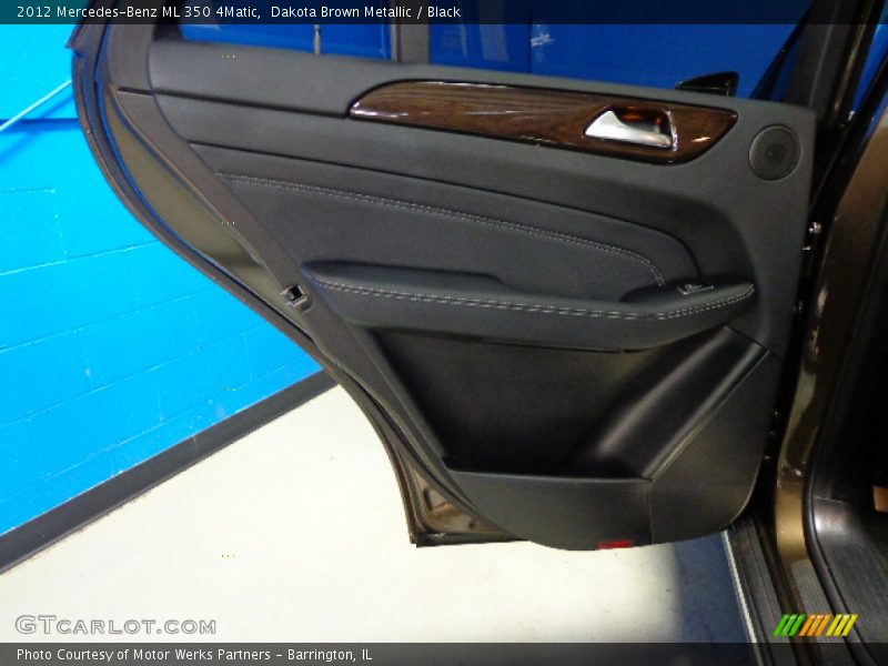 Dakota Brown Metallic / Black 2012 Mercedes-Benz ML 350 4Matic