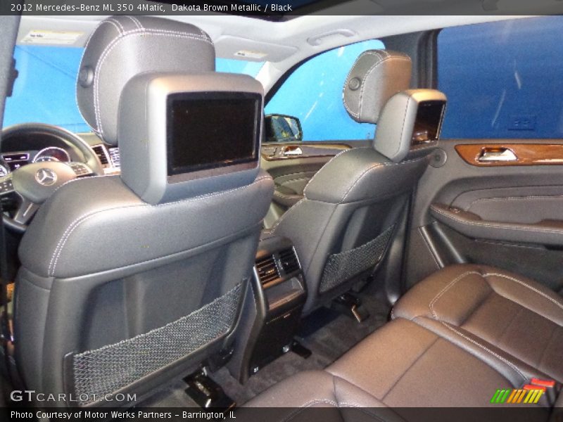 Dakota Brown Metallic / Black 2012 Mercedes-Benz ML 350 4Matic
