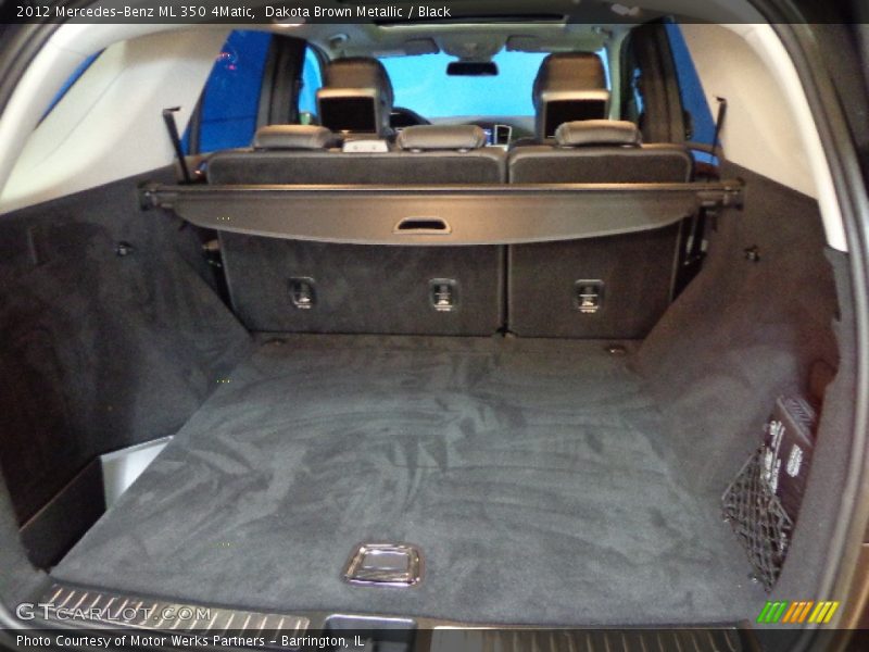 Dakota Brown Metallic / Black 2012 Mercedes-Benz ML 350 4Matic
